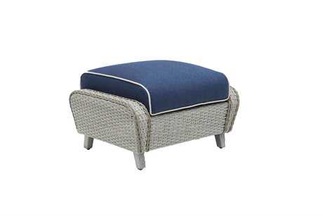 Suncoast Haven Wicker Ottoman