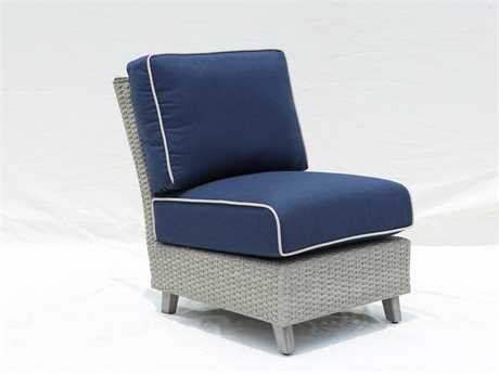 Suncoast Haven Wicker Armless Sectional