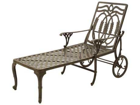 Suncoast Olympia Cast Aluminum Metal Arm Chaise