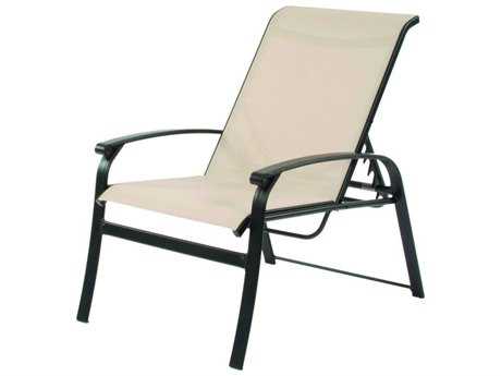 Suncoast Rosetta Sling Cast Aluminum Arm Adjustable Lounge Chair