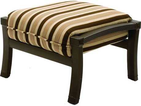 Suncoast Devereaux Cushion Cast Aluminum Ottoman
