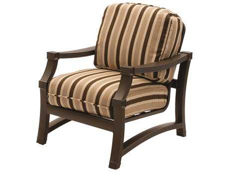 Suncoast Devereaux Cushion Cast Aluminum Arm Lounge Chair