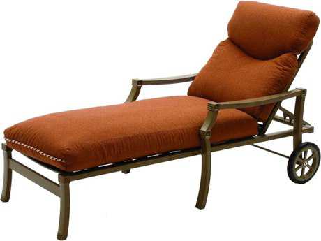 Suncoast Devereaux Cushion Cast Aluminum Arm Chaise
