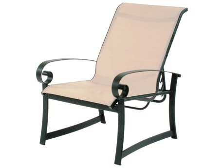 Suncoast Orleans Sling Cast Aluminum Arm Adjustable Lounge Chair