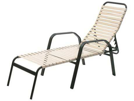 Suncoast Maya Strap Cast Aluminum Arm Stackable Chaise