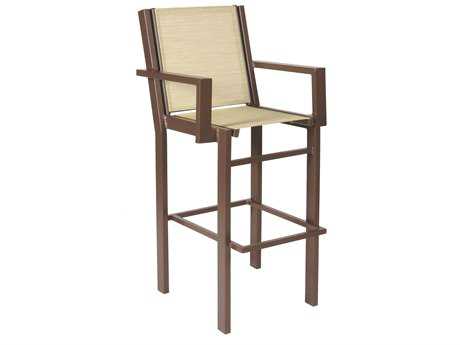 Suncoast Vectra Bold Sling Cast Aluminum Bar Stool
