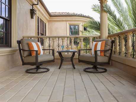 Sunvilla Allegro Aluminum Lounge Set in Flagship Cocoa