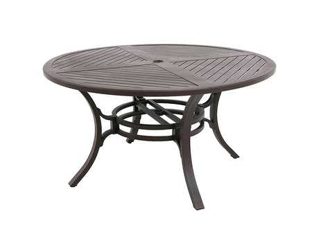 Sunvilla Allegro Cast Aluminum 54 Round Dining Table in Sunset