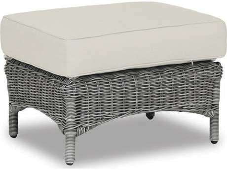 Sunset West La Costa Wicker Ottoman