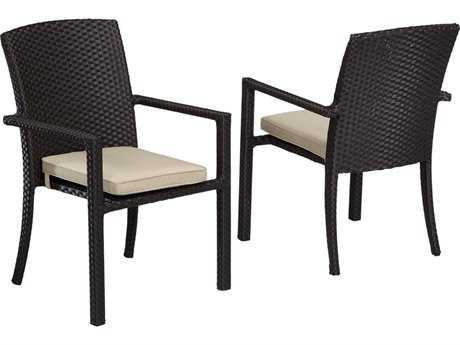 Sunset West Solana Wicker Stacking Dining Chair