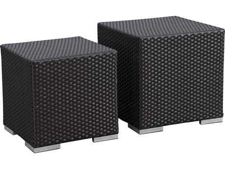 Sunset West Quick Ship Solana Wicker Nesting Tables