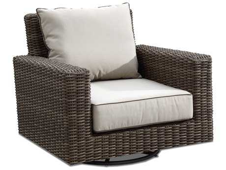 Sunset West Quick Ship Coronado Wicker Swivel Rocker