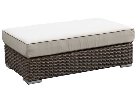 Sunset West Quick Ship Coronado Wicker Double Ottoman