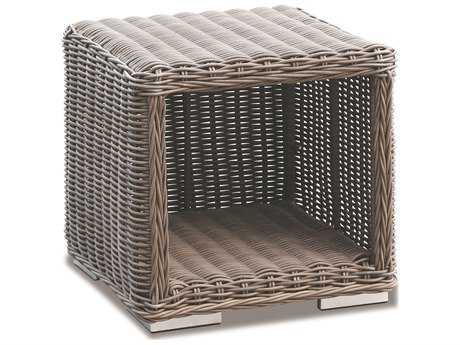 Sunset West Quick Ship Coronado Wicker 22 Square End Table