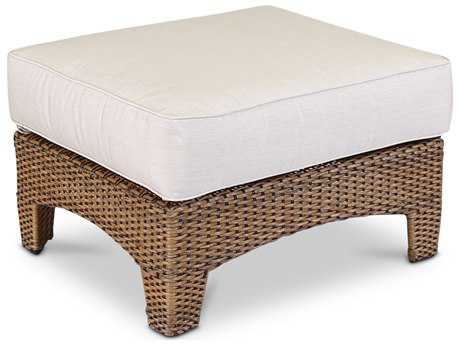 Sunset West Santa Cruz Wicker Ottoman