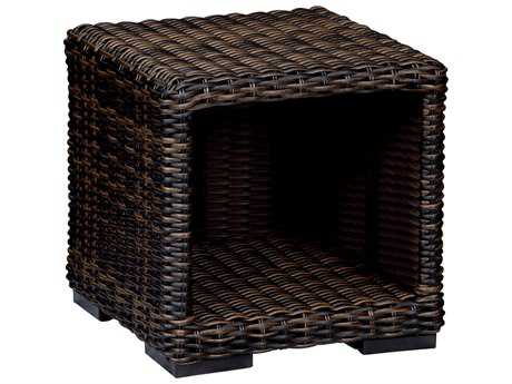 Sunset West Quick Ship Montecito Wicker 22 Square End Table
