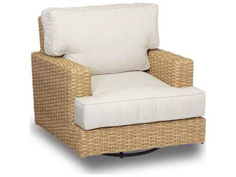 Sunset West Leucadia Wicker Swivel Rocking Club Chair