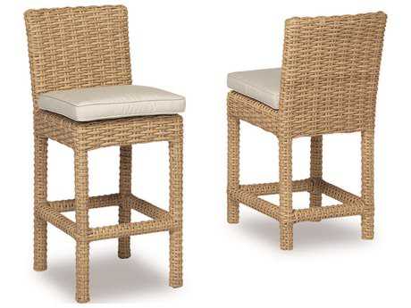 Sunset West Leucadia Wicker Barstool