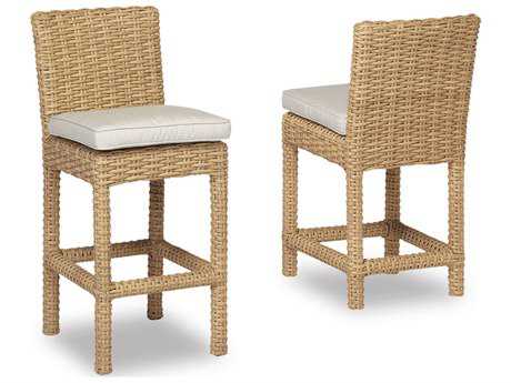 Sunset West Quick Ship Leucadia Wicker Counter Stool