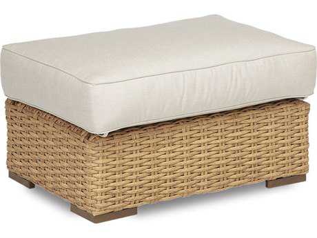 Sunset West Leucadia Wicker Rectangular Ottoman