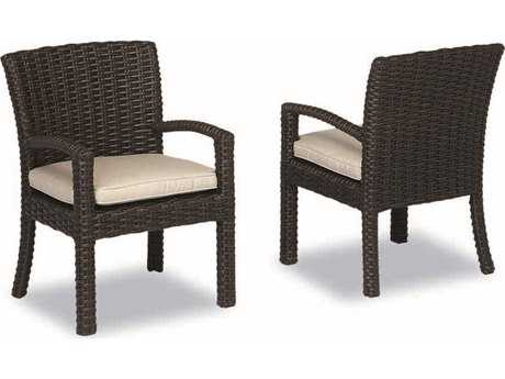 Sunset West Cardiff Wicker Dining Arm Chair