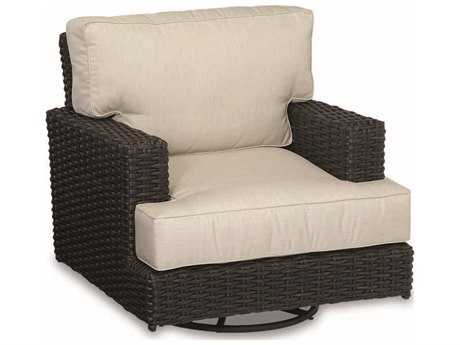 Sunset West Cardiff Wicker Swivel Rocking Club Chair