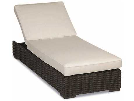 Sunset West Cardiff Wicker Chaise Lounge