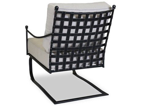 Sunset West Quick Ship Provence Wrought Iron Rocking Club Chair