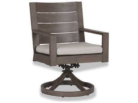 Sunset West Laguna Aluminum Swivel Dining Chair