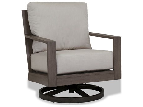 Sunset West Quick Ship Laguna Aluminum Swivel Club Rocker