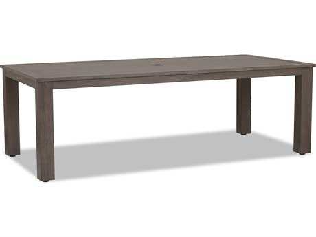 Sunset West Quick Ship Laguna Aluminum 90 x 42 Rectangular Table