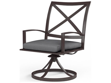 Sunset West La Jolla Aluminum Swivel Dining Chair