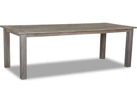 Sunset West Quick Ship Manhattan Teak 72 x 39 Rectangular Dining Table