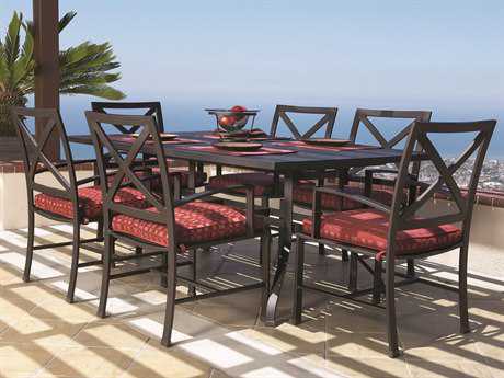 Sunset West La Jolla Aluminum Dining Set