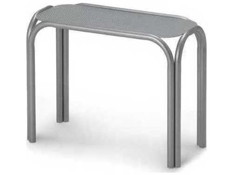 Telescope Casual Embossed Aluminum Top 25 x 11 Rectangular Chaise Table