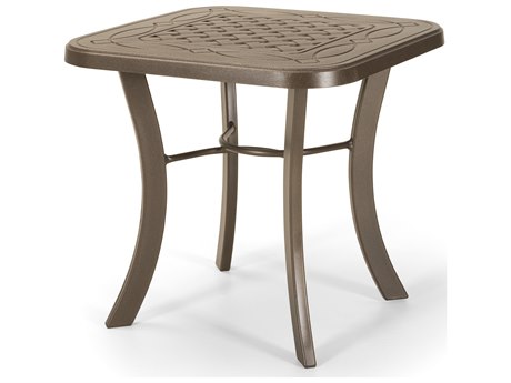 Telescope Casual Cast Aluminum 22 Square End Table