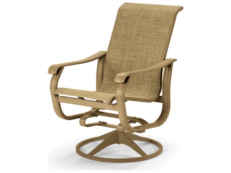 Telescope Casual Villa Sling Swivel Rocker Dining Chair