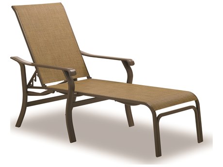 Telescope Casual Villa Sling Aluminum Four-Position Lay-flat Stacking Chaise