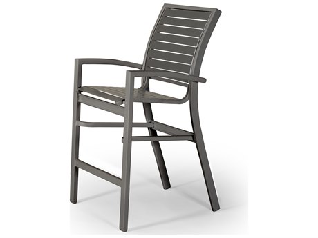 Telescope Casual Kendall Strap Aluminum Balcony Height Stacking Cafe Chair