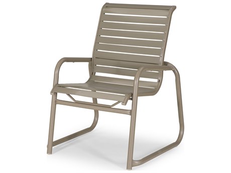 Telescope Casual Reliance Contract Strap Aluminum Stacking Sled Base Arm Chair
