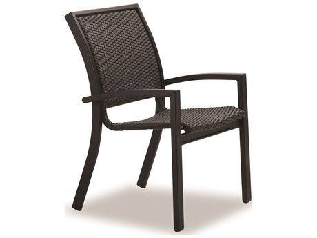 Telescope Casual Kendall Wicker Aluminum Stacking Cafe Chair