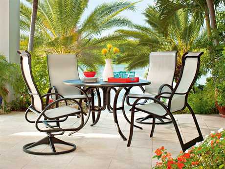 Telescope Casual Aruba II Sling Aluminum Dining Set