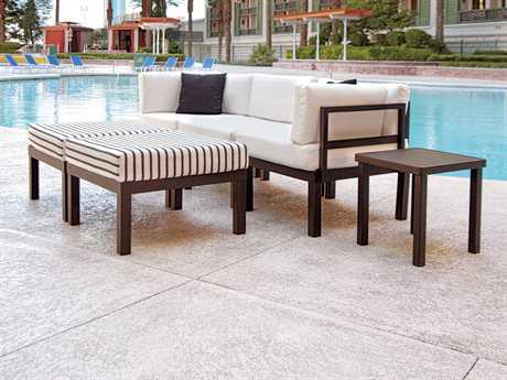 Telescope Casual Ashbee Cast Aluminum Lounge Set
