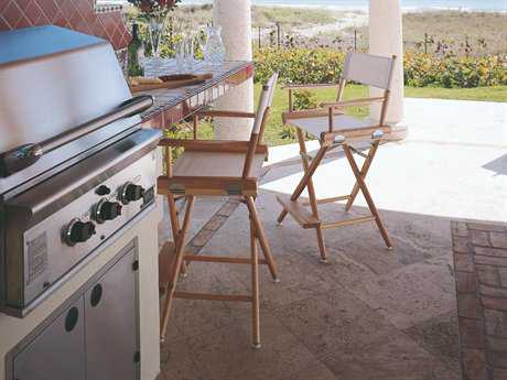 Telescope Casual Director Chair Wood Counter Set