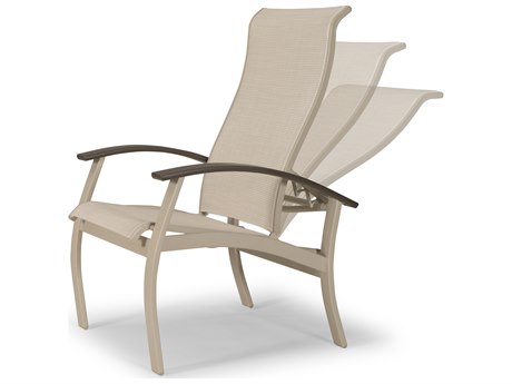 Telescope Casual Belle Isle Sling Aluminum Multi-Position Dining Chair