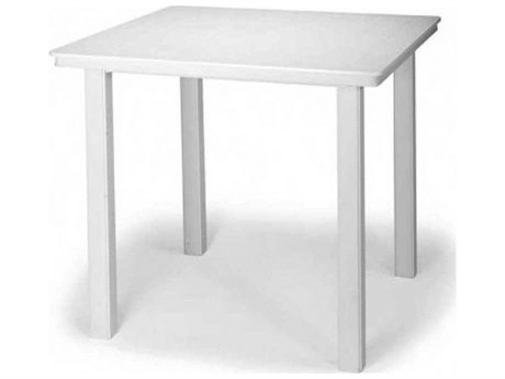 Telescope Casual Marine Grade Polymer 42 Square Bar Height Table with Umbrella Hole