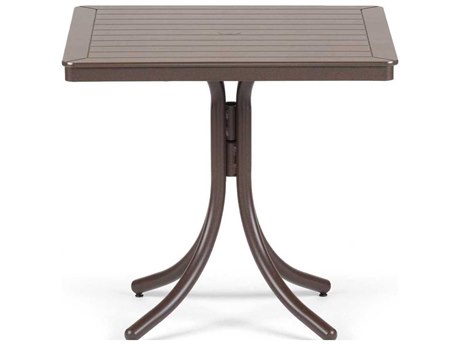 Telescope Casual Marine Grade Polymer 32 Square Bar Table with Umbrella Hole