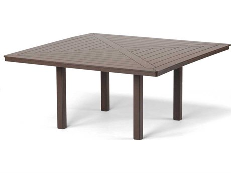 Telescope Casual Marine Grade Polymer 64 Square Bar Table with Umbrella Hole