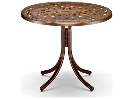 Telescope Casual Cast Aluminum 30 Round Dining Table