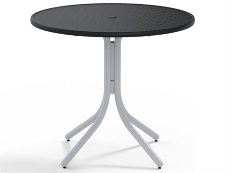 Telescope Casual Obscure Acrylic 42'' Round Balcony Height Table with Umbrella Hole